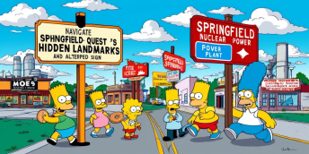 Navigating Springfield's Hidden Landmarks: A Tactical Quest Through Altered Signs post image