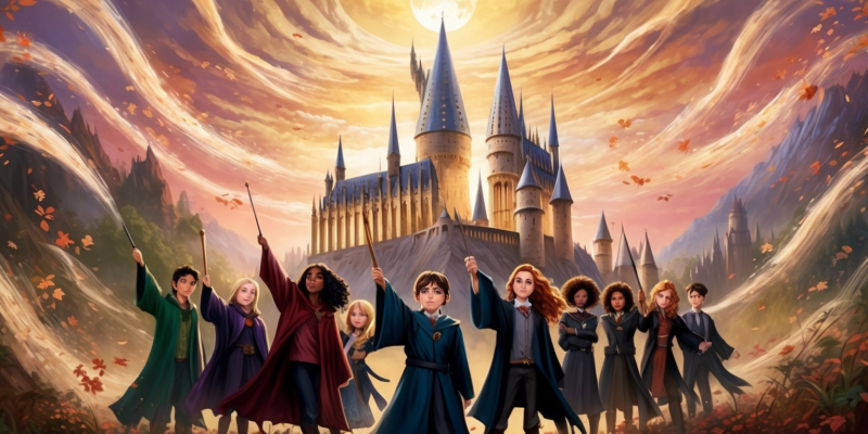 New Magic Unleashed: HBO's Bold Reimagining of a Beloved Wizarding World Logo