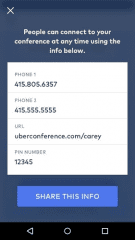 UberConference - Conferencing Screenshot #3